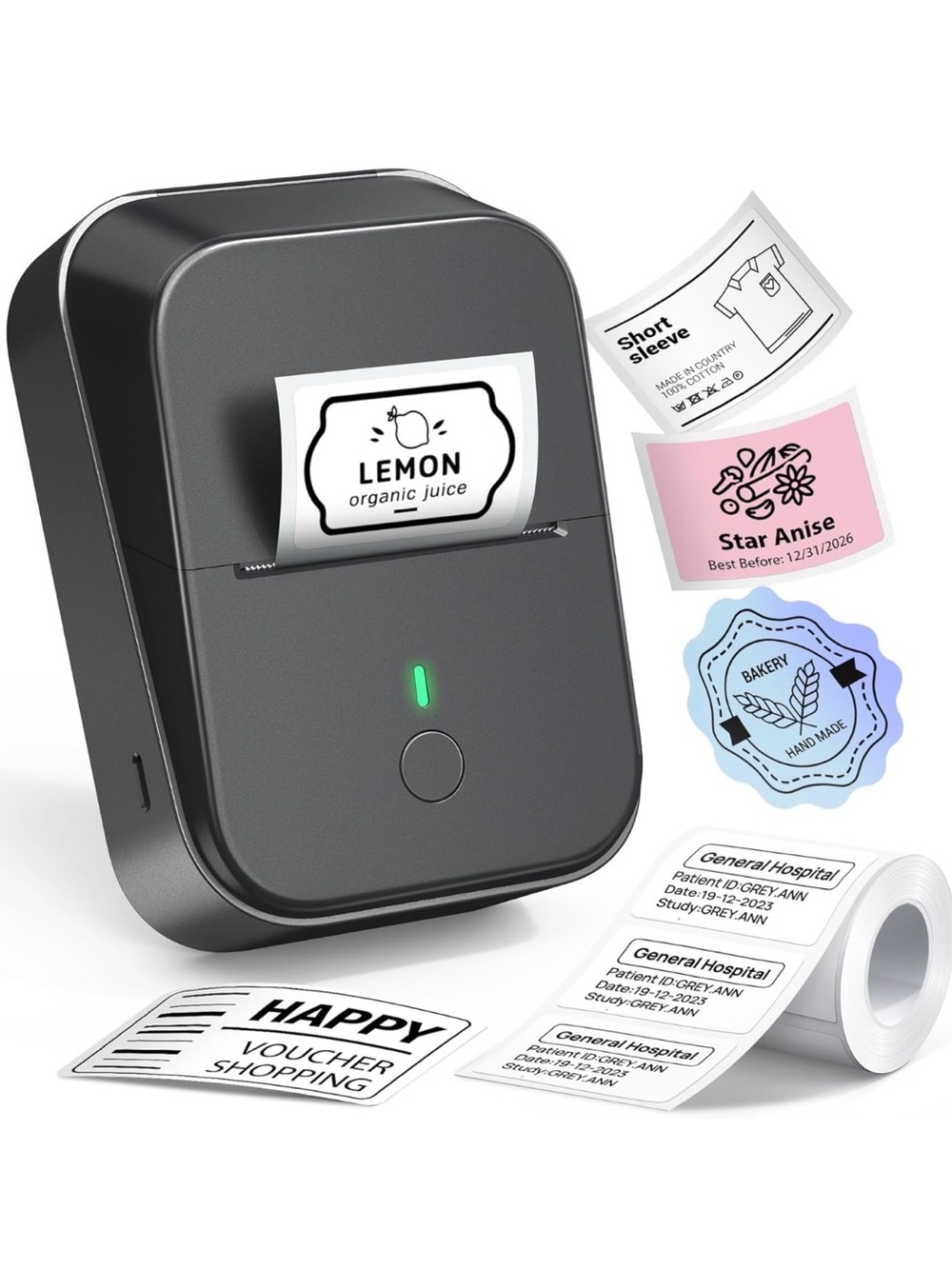 2 Inch Label Tape Maker Bluetooth Label Printer